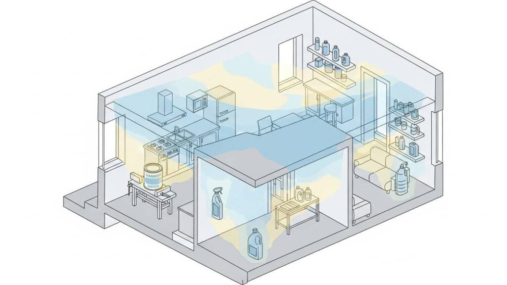 letuchie organicheskie soedineniya v dome 3