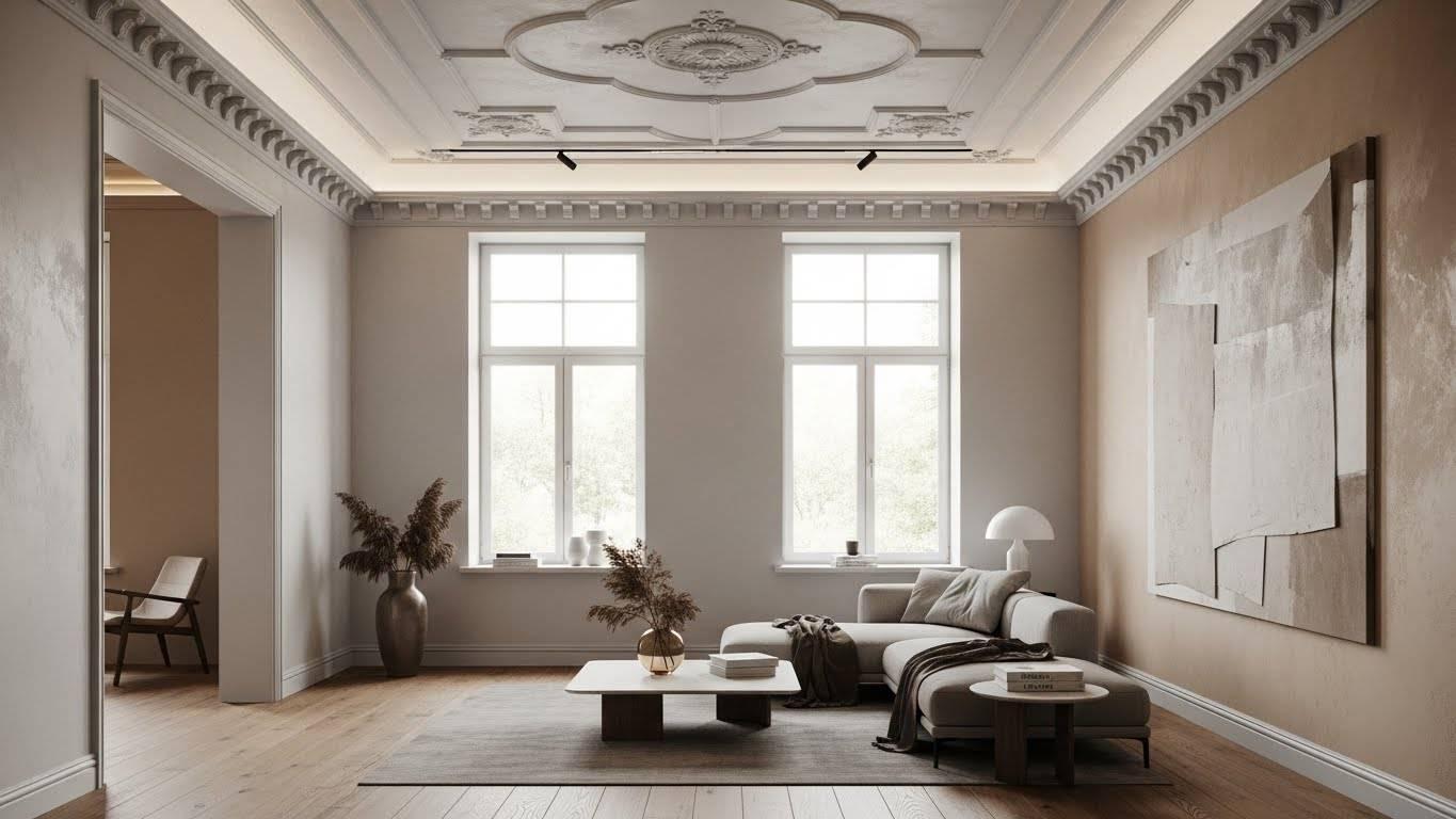 potolki iz gipsa v interere 1